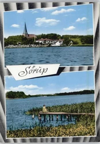 Sörup See Steg Haus Baum