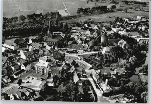 Dannenberg Fliegeraufnahme Feld Haus Baum