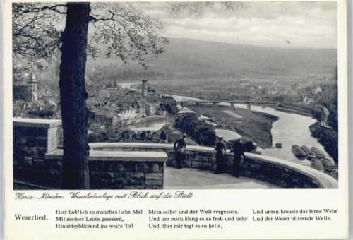 Münden Text: Weserlied, Terrasse