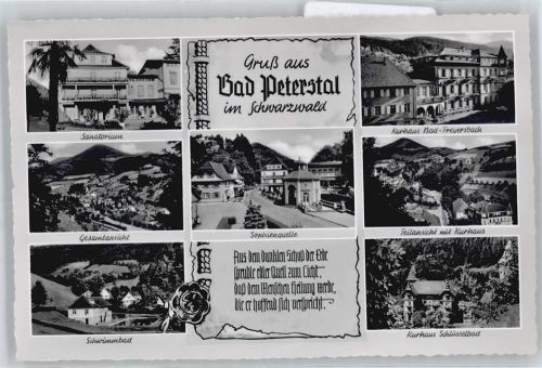 Bad Peterstal Sanatorium, Schwimmbad, Kurhaus