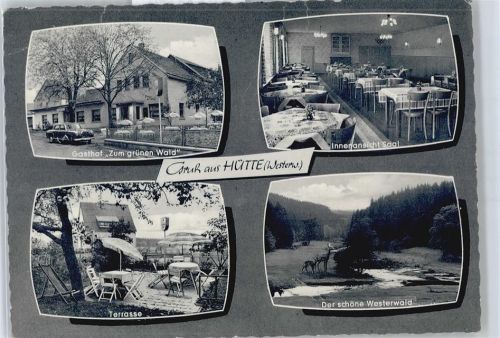 Hütte Gasthof Zum grünen Wald, Terrasse