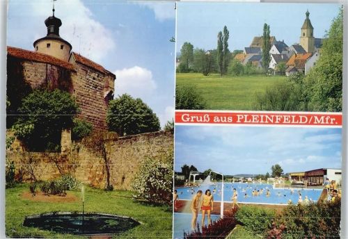 Pleinfeld Schwimmbad, Burg, Kirche