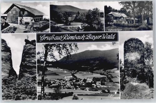 Rimbach Kötztinger Hütte, Hohenbogen, Burg Lichtenegg, Rauchröhren, Bad