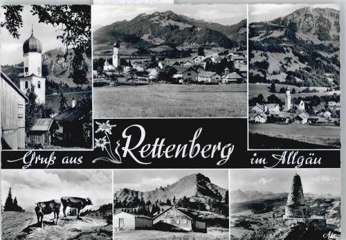 Rettenberg Berg Panorama Kirche