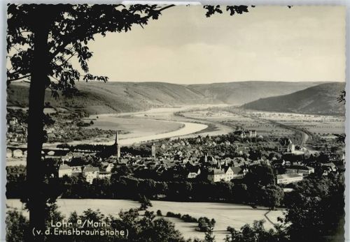 Lohr Panorama Berg Fluss