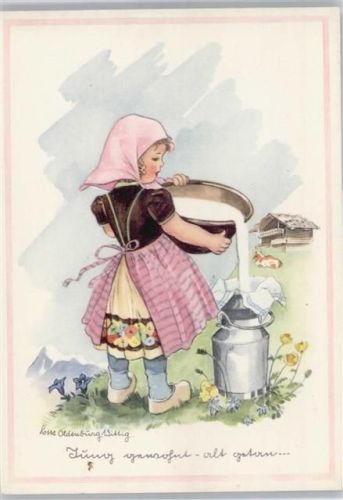 Oldenburg-Wittig , Milchfrau
