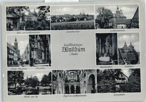 Walldürn Rathaus, Kirche, Jugendheim