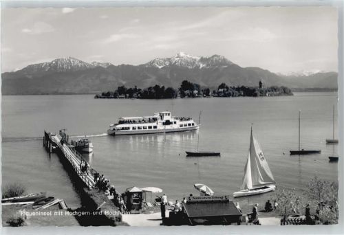 Traunstein Fraueninsel , Hochgern , Kiosk , Segler