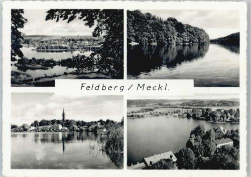 Feldberg Teilansicht, Amtswerder, Haussee, Schmaler Luzin