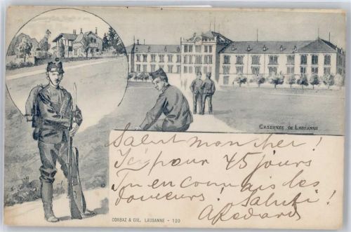Lausanne , Kaserne