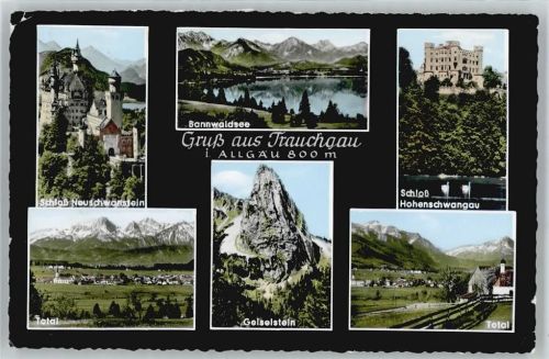 Trauchgau Panorama See Schloss