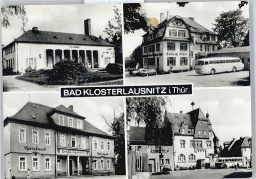Bad Klosterlausnitz Hotel Köppe, Erholungsheim Holzland, Moorbad