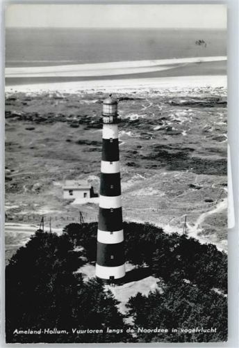 Hollum Fliegeraufnahme, Leuchtturm