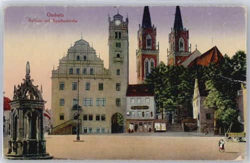 Oschatz Rathaus Kirche