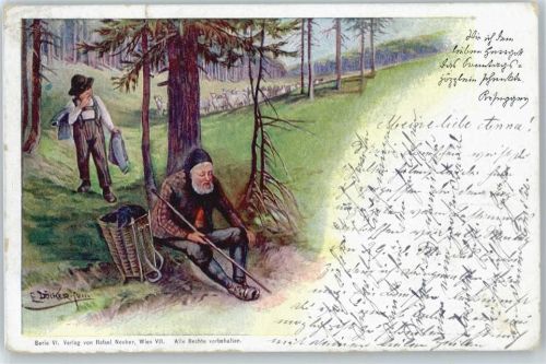Schäfer im Wald