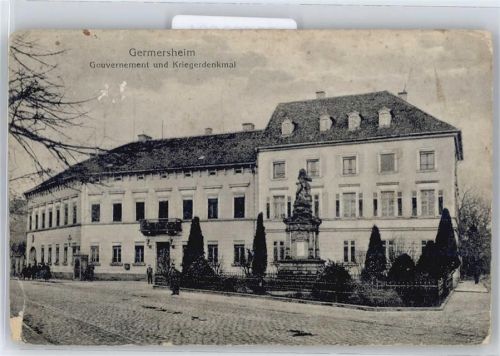 Germersheim Gouvernement, Kriegerdenkmal