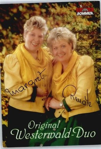 Westerwald Duo , Geschwister Baumgarten , signiert