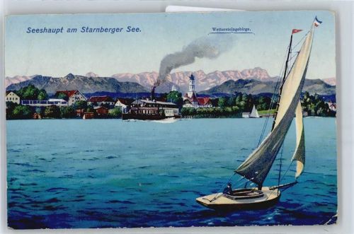 Seeshaupt Gesamtansicht, dampfer