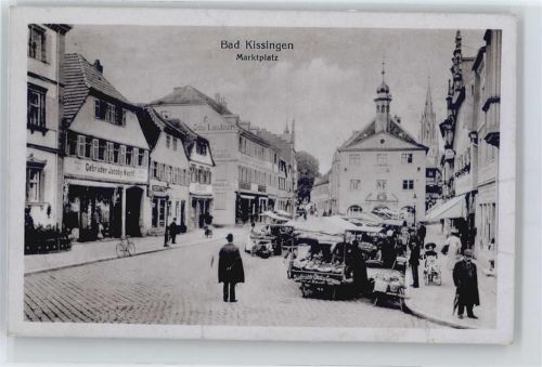 Bad Kissingen Marktplatz, Gebrüder Jacoby, Otto Lindner