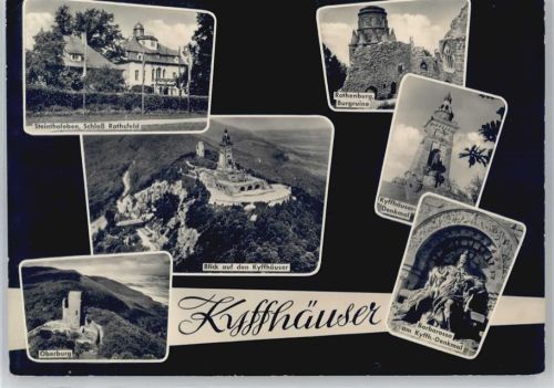 Kyffhäuser Schloss Rathsfeld, Oberburg, Denkmal, Burgruine, Barbarossa