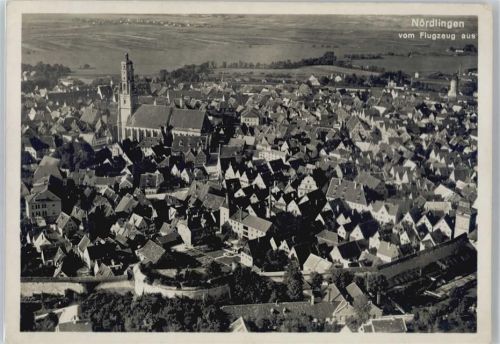 Nördlingen Fliegeraufnahme Panorama