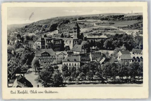 Bad Hersfeld Blick vom Stadtturm