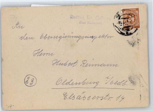 Gifhorn Landpoststempel Rottorf
