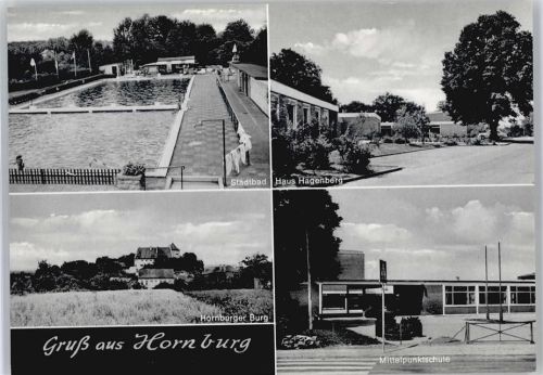 Hornburg Stadtbad, Burg, Mittelpunktschule