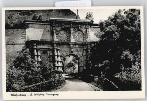 Weißenburg Burgeingang
