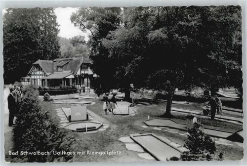 65307 W6208 Bad Schwalbach - Minigolf , Golfhaus