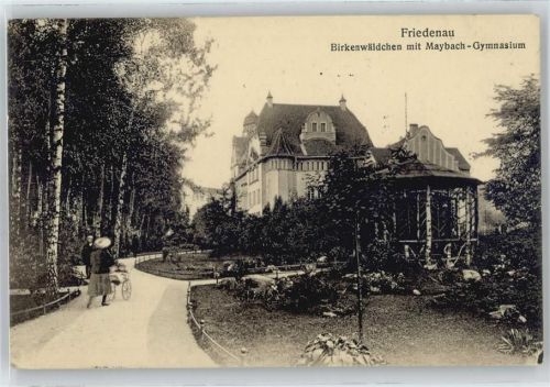10115 W1000 Berlin Friedenau - Birkenwäldchen, Gymnasium