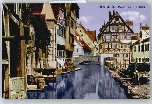 Ulm Partie an der Blau