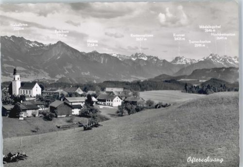 Ofterschwang Berg Panorama Kirche
