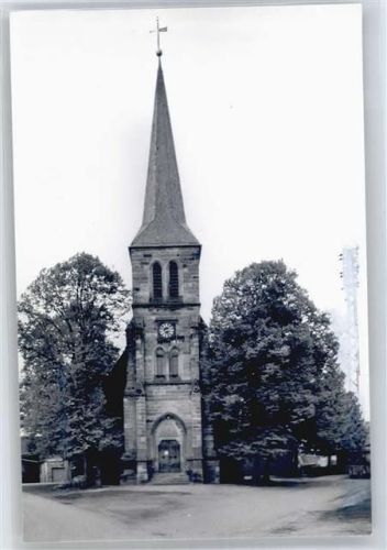 Barmke Foto mit Negativ, Kirche