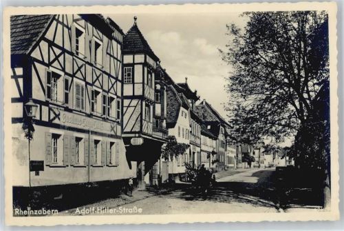 Rheinzabern Adolf Hitler Strasse, Fachwerk WK II