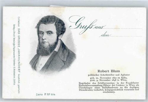 Blum, Robert , Serie Das grosse Jahrhundert No. 514