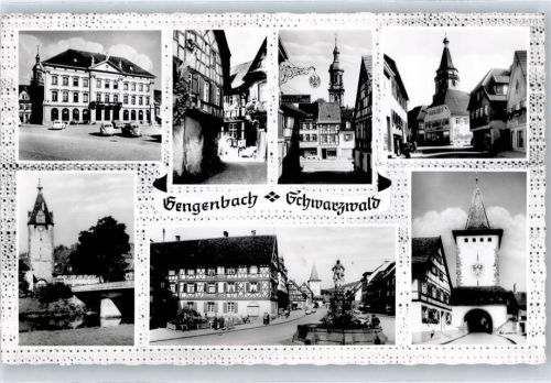 Gengenbach Rathaus, Kirche, Brunnen