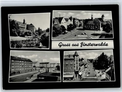 Finsterwalde Marktplatz , Otto Nuschka Strasse