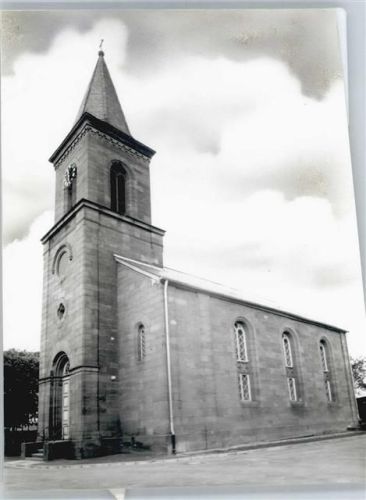 Niederwald Foto mit Negativ, Kirche