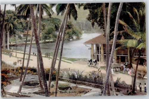 Colombo Blick vom Tempel of the Holy Tooth, Kandy, Ceylon