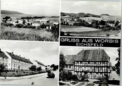 Worbis Gesamtansicht, Nordhäuser Straße, Rathaus