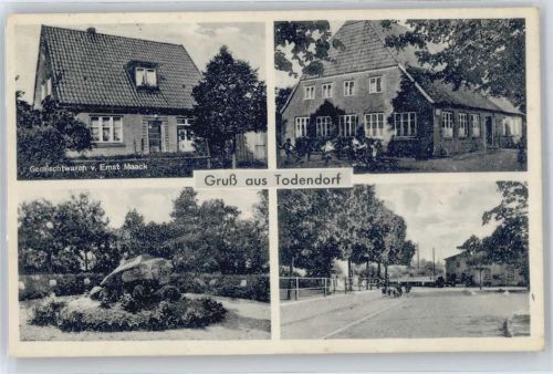 Todendorf Gemischtwaren Maack, Denkmal