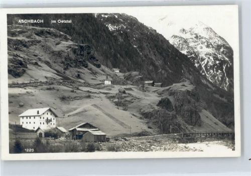 Oberlängenfeld Im Oetztal, Aschbach