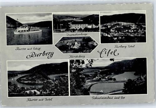 Rurberg Jugendherberge, Kirchberg, Rursee, Schwimmbad, Schiff