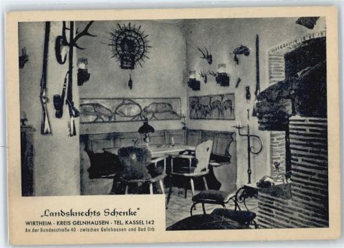 Wirtheim Landskneckt Schenke , (keine Ak-Einteilung)