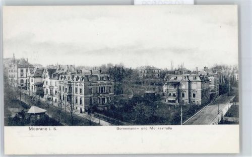 Meerane Bornemannstraße, Moltkestraße