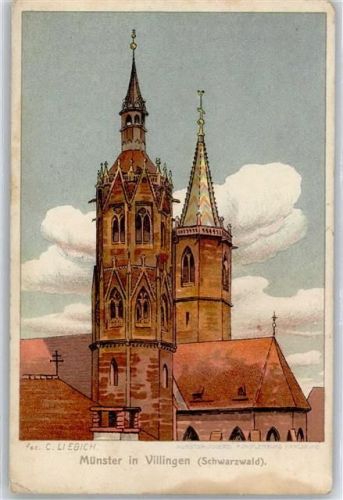 Villingen Maler C. Liebich, Münster