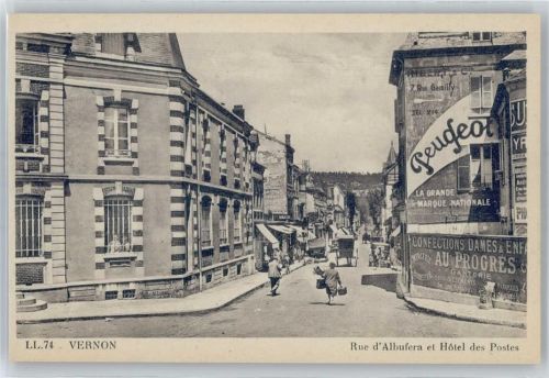 Vernon Rue d'Albufera, Hotel des Postes