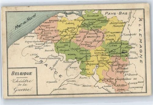 Brüssel Karte Belgien