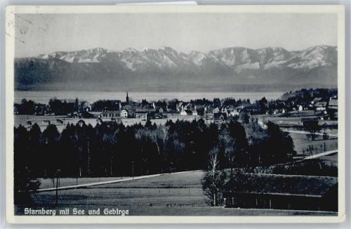 Starnberg Starnberger See, Alpenkette